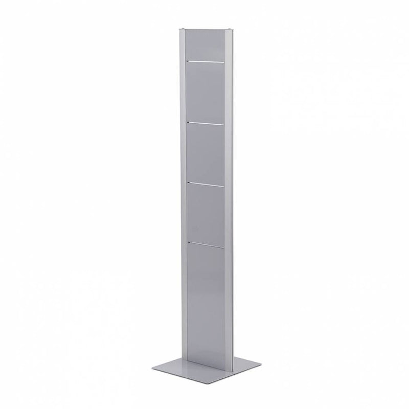 Literature Stand ready for inserting trays