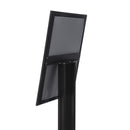 Floor Stand Menu Board - back view MC-ST-BL-MA-2027-4