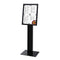 Freestanding Menu Board in Black Color, Magnetic back MC-ST-BL-MA-2027-4