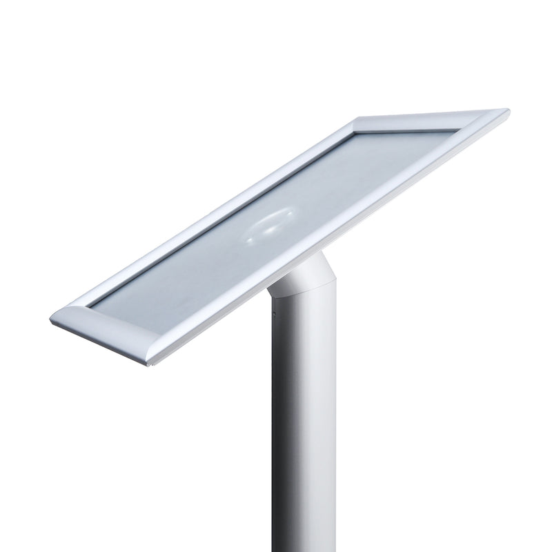 Menu Stand for Floor, Snap Frame sideview