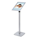 Menu Stand for Floor with adjustable snap frame.