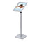 Menu Stand for Floor with adjustable snap frame.
