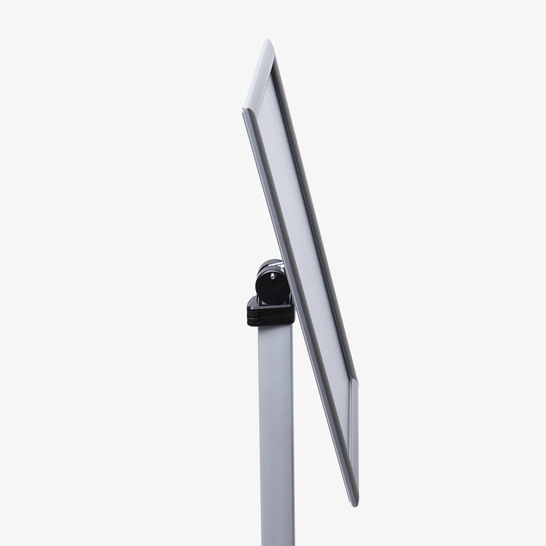 Side of the Adjustable Menu Stand.
