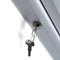Locking bulletin board for outdoor