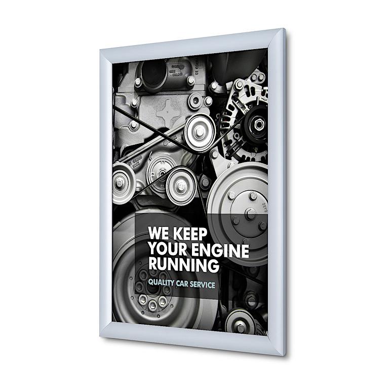 11x17 Snap Sign Holder in Silver Finish