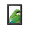 Small black poster holder with snap frames closed full view PF-M25B-8-5-11