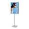 Double-sided Poster Stand with Snap Open Frames, 6 feet tall