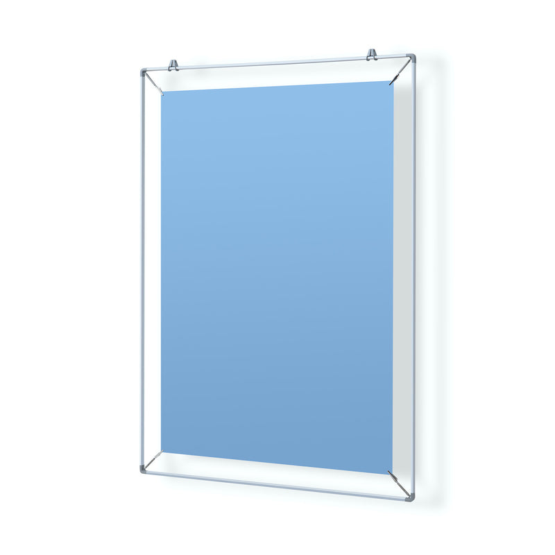 Empty hanging sign frame poster strech