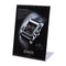Acrylic sign holder with slant back SHA-L-8-5-11