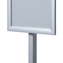 Silver sign stand mid-section SST-FL-11-17