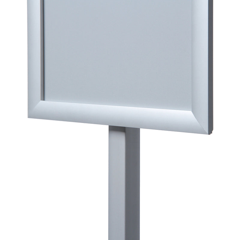 Silver sign stand mid-section SST-FL-11-17