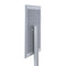 Back view of single sided sign stand SST-FL-8-5-11