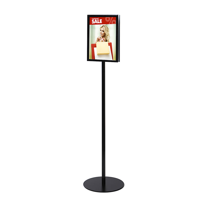 Double Sided Sign Stand with Snap Frame SST-B-FL-11-17-DS