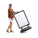 Moving Sidewalk Sign with weighted base GR-WTR-BL-22-28