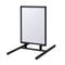 Sidewalk Sign hardware with Metal Base, Springboard, Double-Sided Snap Open Frame
