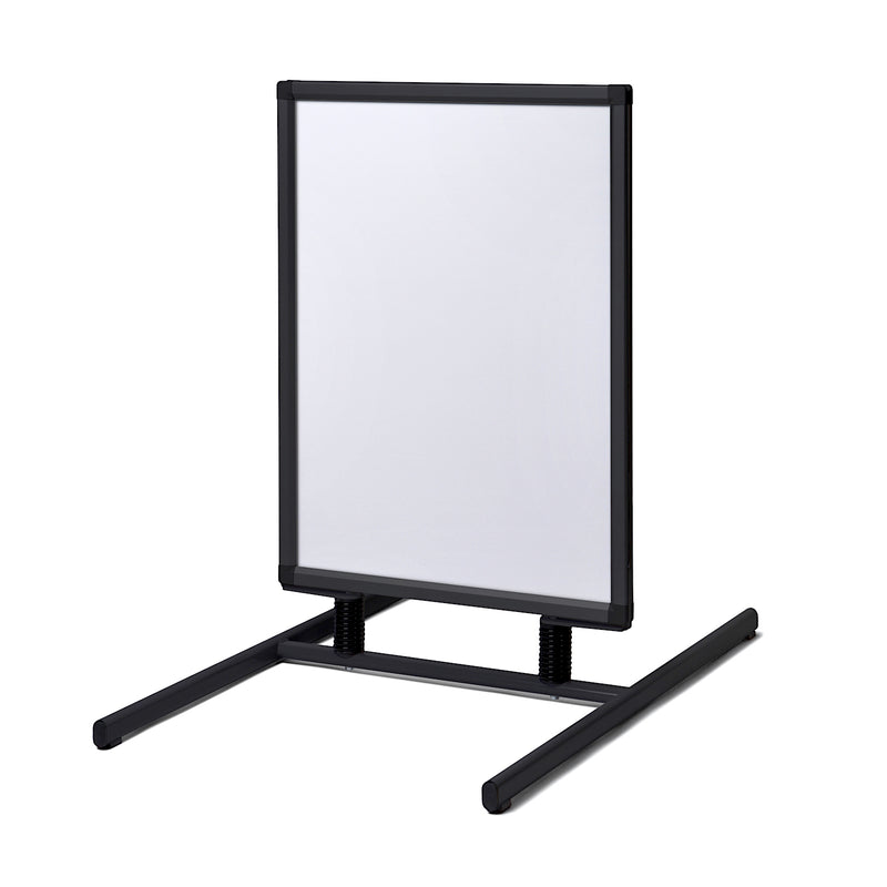 Sidewalk Sign hardware with Metal Base, Springboard, Double-Sided Snap Open Frame