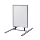 Sidewalk Sign hardware with Steel Base, and Spring mounted Double-Sided Snap Open Frame