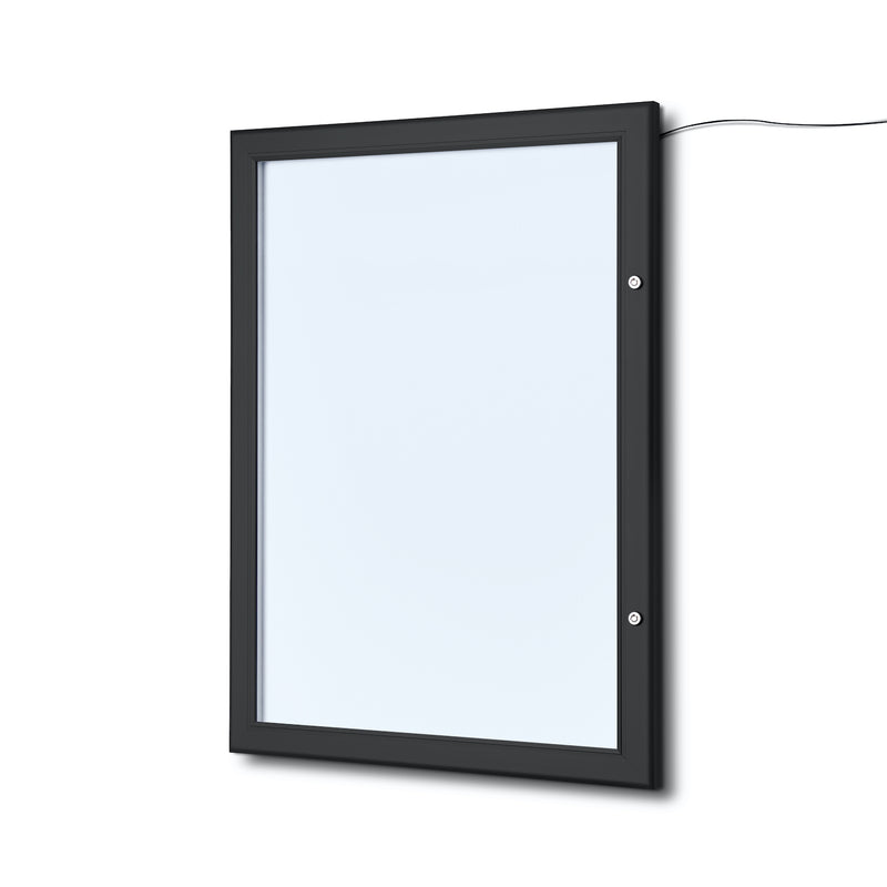 Black Menu Display with light