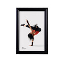 Black snap frame poster holder with Nike advertisement