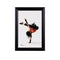 Black snap frame poster holder with Nike advertisement