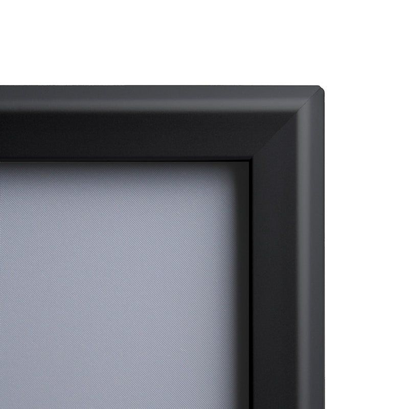 Closed Snap Frame Edges of Black Outdoor Poster Frame for Wall