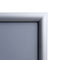 Close up snap frame corner of Sign Stand