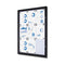 Enclosed Bulletin Board with Swing Door, Locking. Premium quality, designed for indoor use. Fits 9 pages