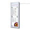 LED Menu Case, vertical, fits 2 pages