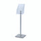 Literature Stand Pedestal with 4 letter size acrylic pockets.