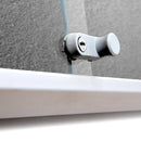 locking mechanism of bulletin board with sliding door