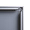 Open edges of designer Snap It Frame for posters