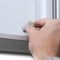 opening of bulletin board with sliding door