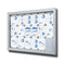 Premium Outdoor Bulletin Board - Large size, fits 18 pages