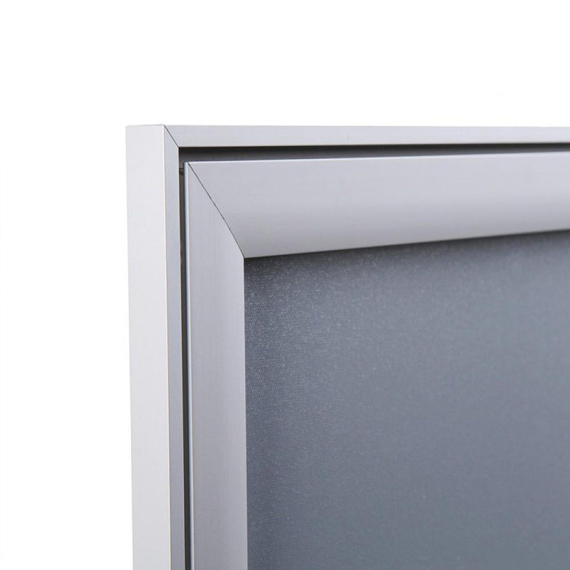 Sideview of Snap-Open Poster Frame - Designer Style front side view