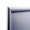 Corner-view of Snap-Open Sign Frame PF-M25-11-17