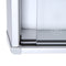 glass sliding door of enclosed bulletin board