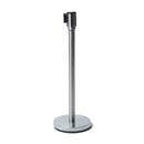 Chrome Stanchion post with belt