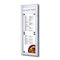 Menu case, vertical, fits 2 pages